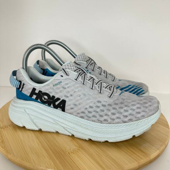Hoka Rincon Running Shoes Sneakers 1102875 Blue Gray Womens Size 6.5 - Picture 1 of 8